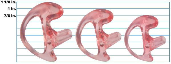 Shoulder-Mic Earphone Sizing Chart