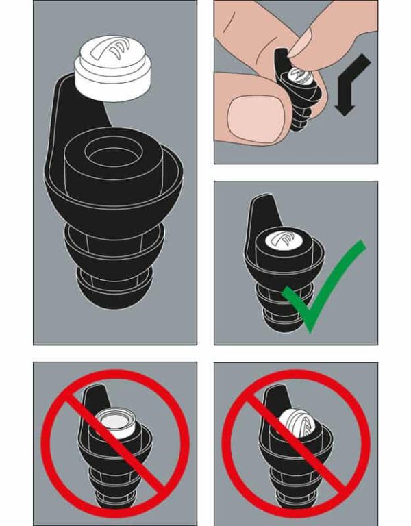 DECm Motorsports Filtered Earplugs