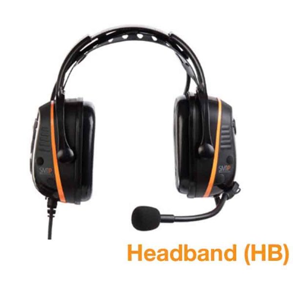Sensear SM1P Headset: A Sensear SM1P microphone-equipped headband.