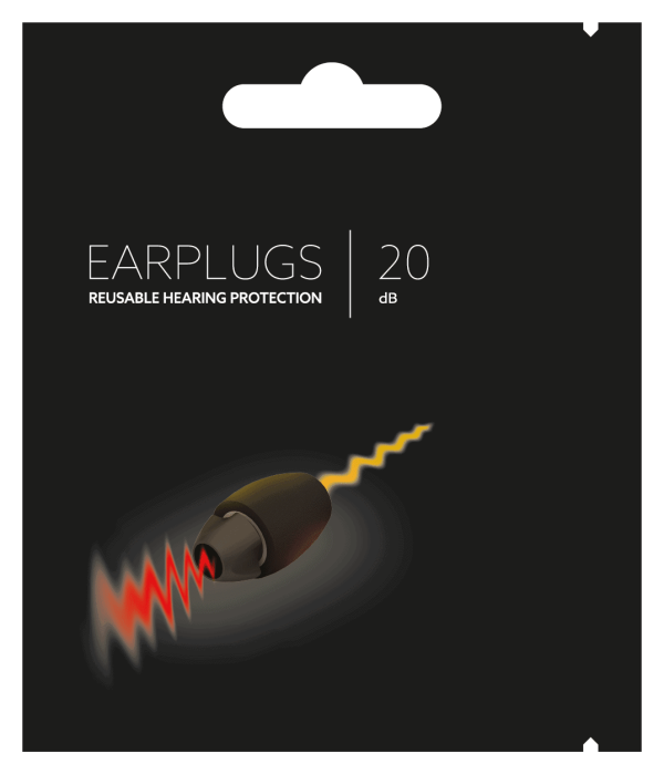 DEC Filtered Foam Reusable Earplugs Bag
