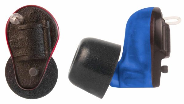 Soft Shot Pro Flex 360 Black PB Earplugs Red and Blue