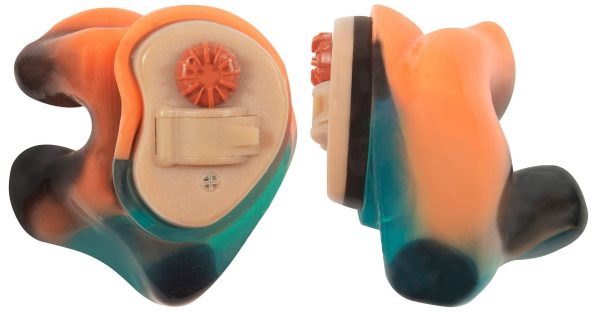A pair of Chameleon Ear™ earphones with PRO ShotHunt™ Sleeves.